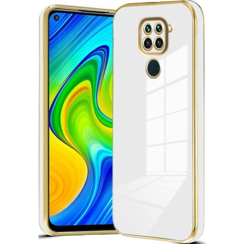 Θήκη Xiaomi Redmi Note 9 - Bodycell Gold Plated - White