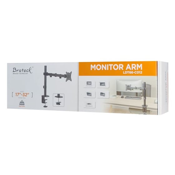 Βάση Οθόνης Επιτραπέζια Brateck LDT66-C012 17" - 32" έως 9 kg image 4