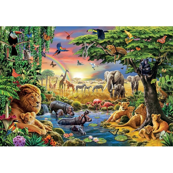 Παζλ Clementoni High Quality Collection Ζώα της Αφρικής (2000 Κομμάτια) image 1