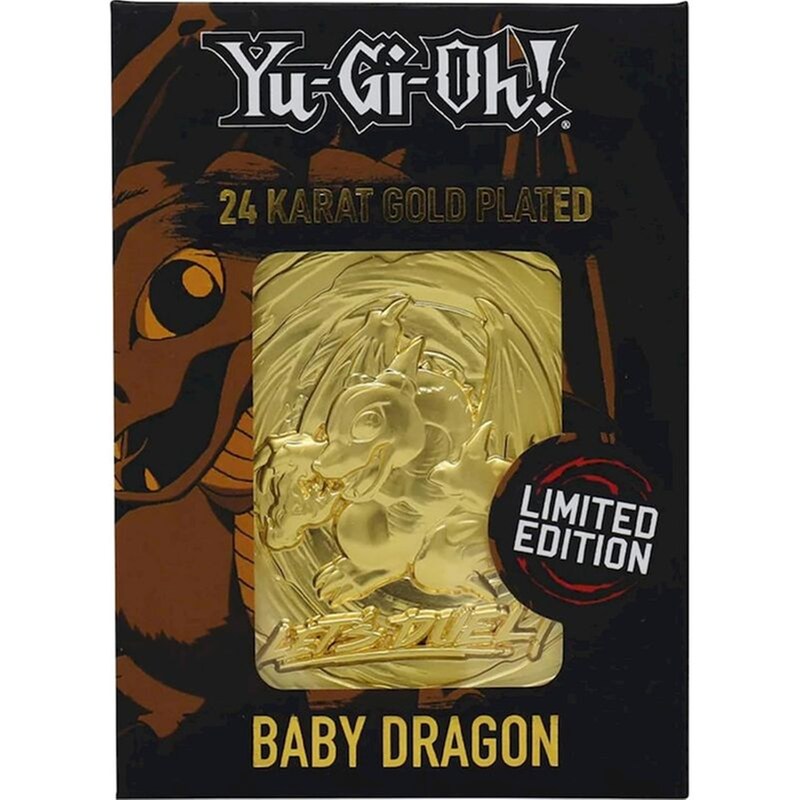 Yu-gi-oh! Κάρτες Baby Dragon 24k Gold Plated Card (LE5000)