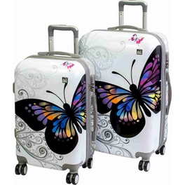 Σετ Βαλίτσες A2s 2 τμχ White Butterfly