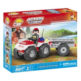 Cobi Action Town Γουρούνα Πυροσβεστικής Cobi-1444 (66 Κομμάτια)