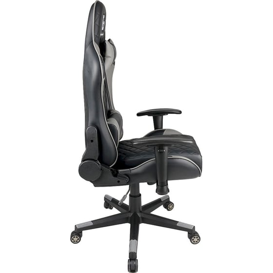 Gaming Καρέκλα Gembird GC-03-BG από Τεχνητό Δέρμα - Μαύρο/ Γκρι image 3