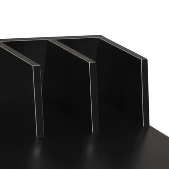 Γραφείο Μελέτης VidaXL από Μοριοσανίδα 80x50cm - Μαύρο image 5
