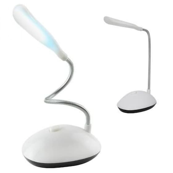 Φωτιστικό Γραφείου Mini Desk Lamp 4 Leds Battery (3x Aaa) Office Lamp Flexible image 0