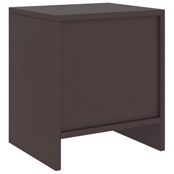 Κομοδίνο Vidaxl Από Μασίφ Ξύλο Πεύκου 2τμχ 35x30x40 cm - Σκούρο Καφέ image 5