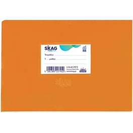 Τετράδιο Καρφίτσα SKAG A5 Πορτοκαλί (1 Τεμάχιο)