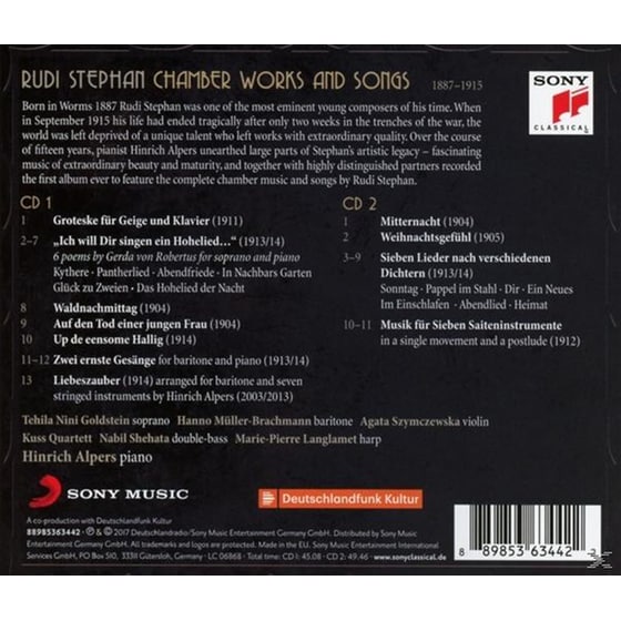 Chamber Works And Songs image 1