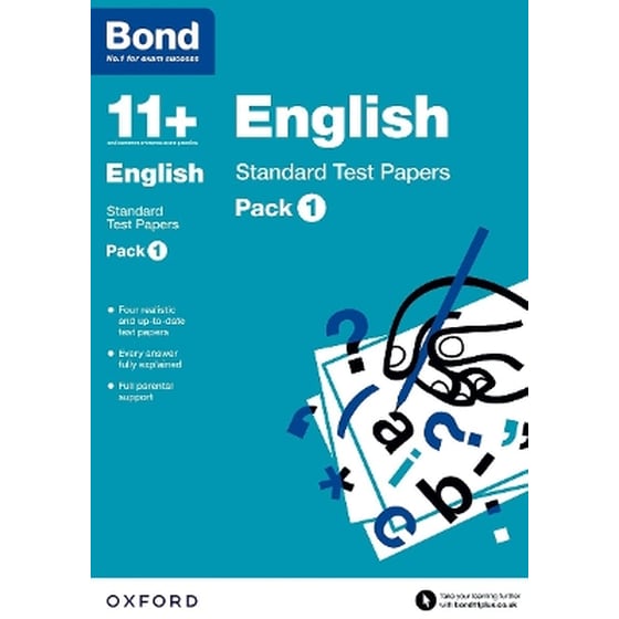 Bond 11 +: English: Standard Test Papers: Ready for the 2024 exam: For 11+ GL assessment and Entrance Exams image 0