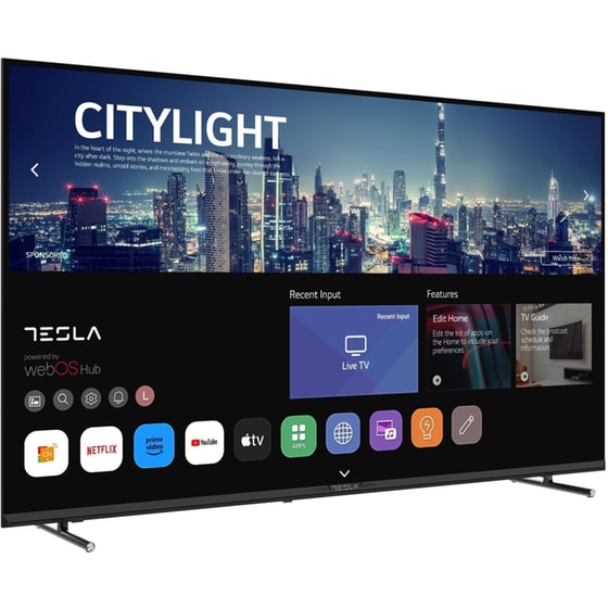 Tesla LED 55" 4K Smart Τηλεόραση 55E645BUW image 4
