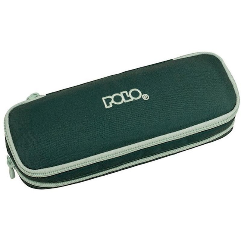 Κασετίνα Οβάλ Polo Duo Box Green/Beige
