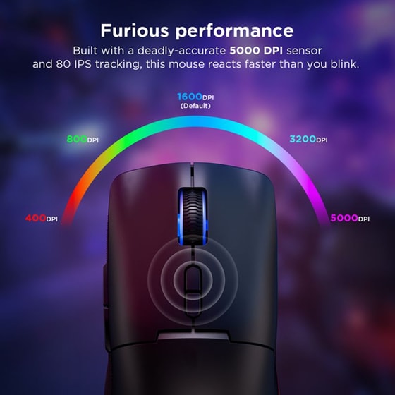 Lenovo Legion M220 Wireless RGB Gaming Ασύρματο Ποντίκι - Nebula Purple image 2