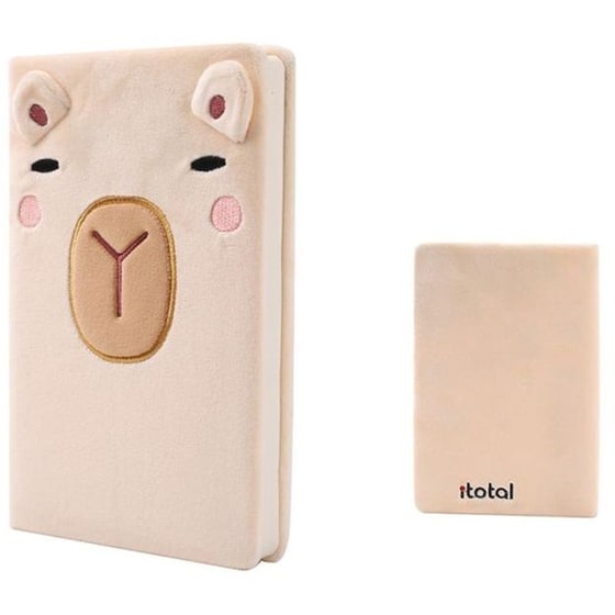 Σημειωματάριo i-Total Plush Α5 Capybara image 3