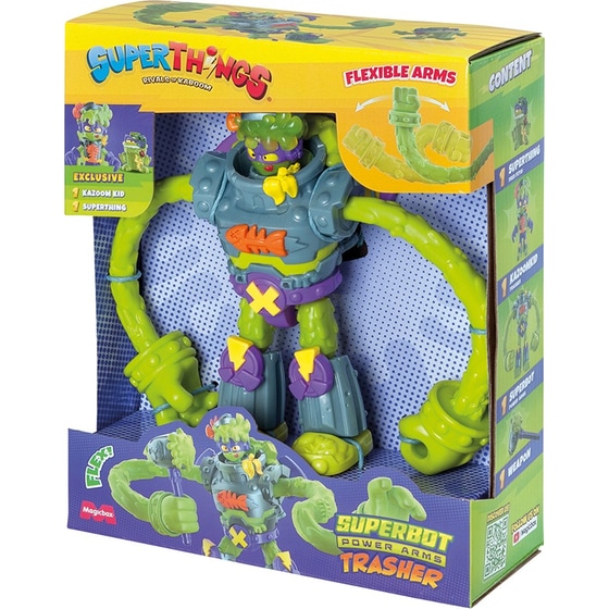 Superthings Μικροπλάσματα Superbot Power Arms με Φιγούρες Trasher image 5