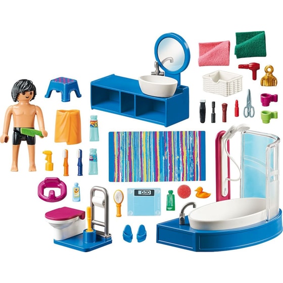 PLAYMOBIL® Dollhouse Πολυτελές Λουτρό με Μπανιέρα (70211) image 2