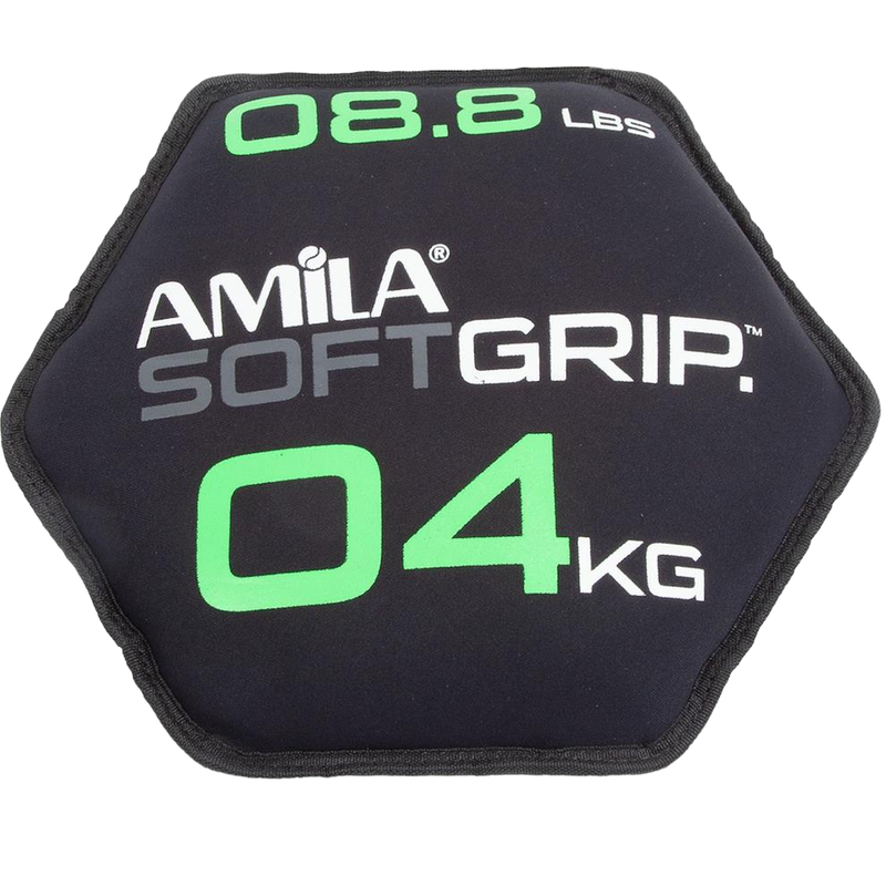 Δίσκος Βαρίδιο Amila 90752 Soft Grip - 4 kg