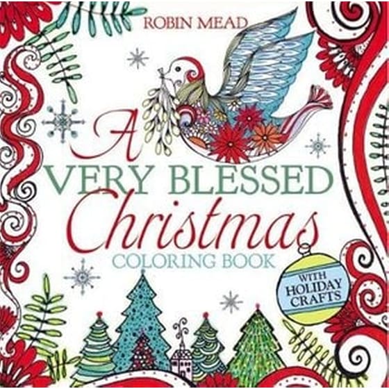 A Very Blessed Christmas Coloring Book image 0