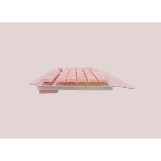 Gaming Πληκτρολόγιο White Shark Mikasa Ενσύρματο RGB - Ροζ image 3