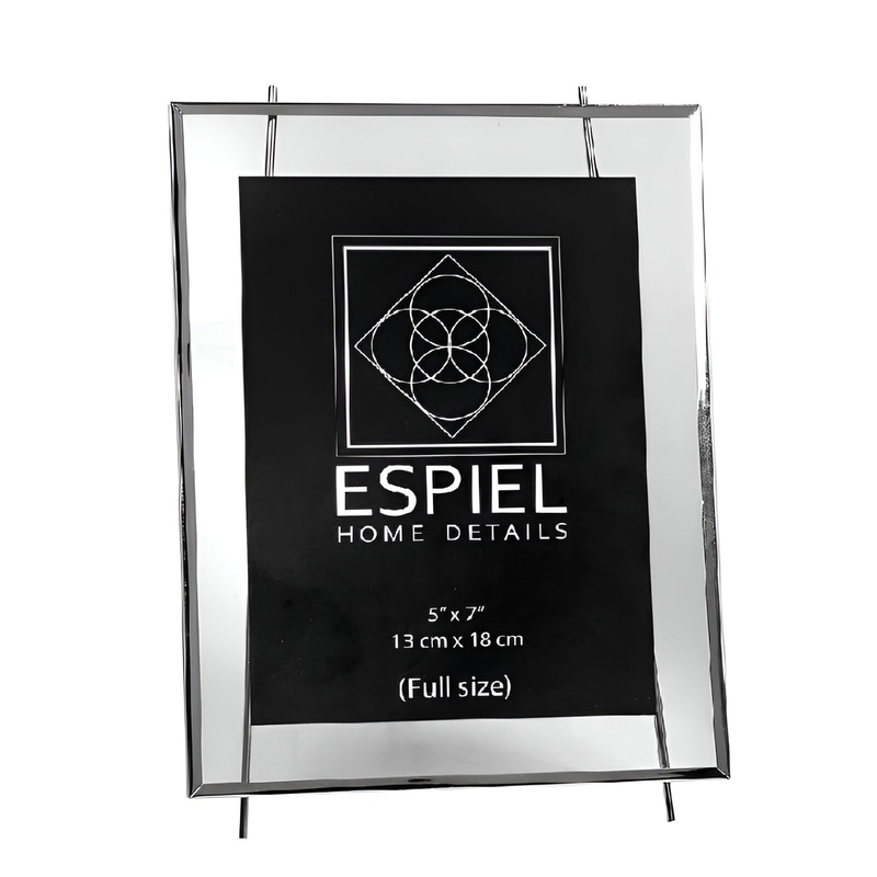 Κορνίζα Espiel Fam504 Μεταλλική 10×15 cm – Ασημί