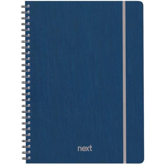 Τετράδιο Σπιράλ NEXT Α4 4 Θεμάτων Μπλε (1 Τεμάχιο) image 0