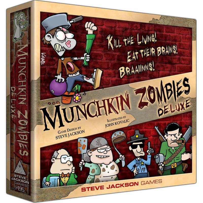 STEVE JACKSON GAMES Munchkin Zombies Deluxe Επιτραπέζιο