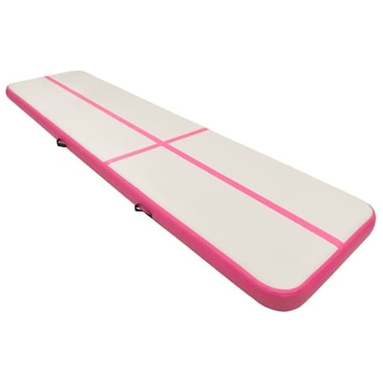 Vidaxl Στρώμα Ενόργανης Φουσκωτό Ροζ 800 X 100 X 20 Εκ. Pvc Με Τρόμπα image 3