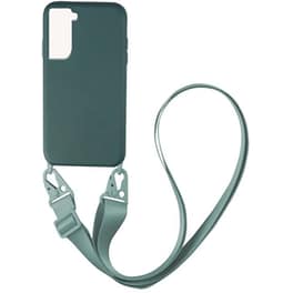Θήκη Samsung Galaxy S22 - Sonique Carryhang Liquid Silicone Strap - Πράσινο