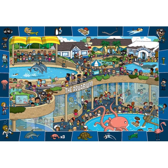 Παζλ Eurographics Spot & Find: Crazy Aquarium (100 Κομμάτια) image 2