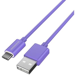 Καλώδιο Rirversong USB σε USB-C 1.2m - Μωβ