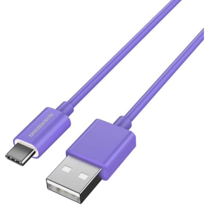 RIVERSONG Καλώδιο Rirversong USB σε USB-C 1.2m - Μωβ