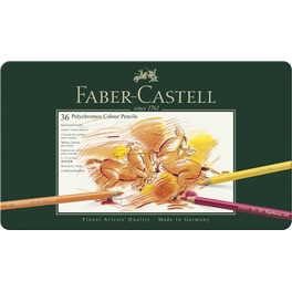 Ξυλομπογιές Faber Castell Polychromos Σετ σε Κασετίνα 36 Τεμάχια