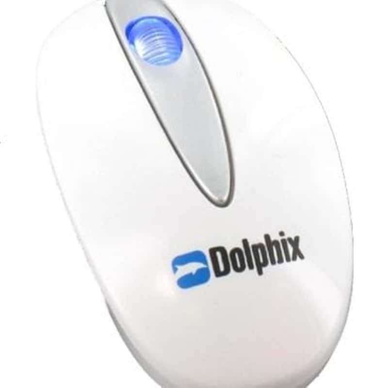 DOLPHIX Mini Laptop Optical Mouse White Usb