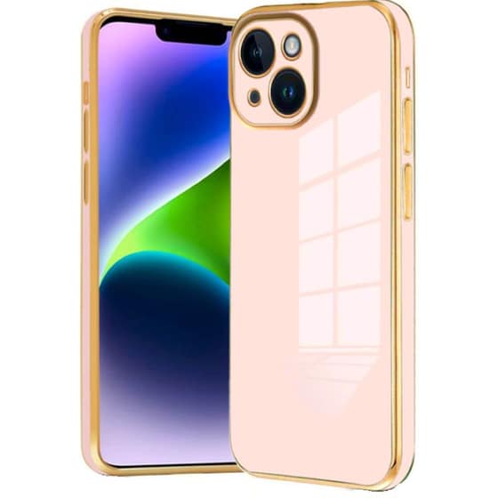 Θήκη Apple iPhone 14 Plus - Bodycell Gold Plated - Pink image 0