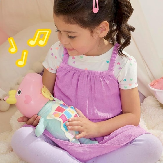 Hasbro Διαδραστική Κούκλα Μωρού Peppa Pig "Oinks & Snuggles" Evie (G1637) image 4