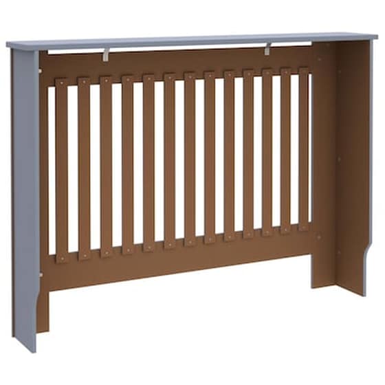 Vidaxl Κάλυμμα Καλοριφέρ Ανθρακί 112 X 19 X 81 Εκ. Από Mdf image 5