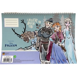 Μπλοκ Ζωγραφικής Gim Α4 Σπιράλ Frozen 30 Φύλλων