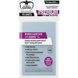 Ultimate Guard Sleeves - Premium Soft For Board Game Cards 64x102mm (70 Θήκες)