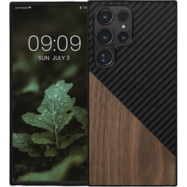 Θήκη Samsung Galaxy S23 Ultra - KWMobile Wood And Carbon - Πολύχρωμο