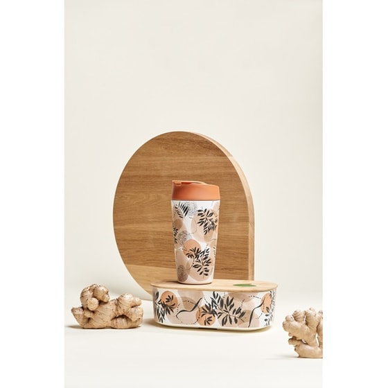 Φαγητοδοχείο Chic Mic Plant Sunset Over Iwami Πλαστικό 18x9.5x6cm Καφέ image 1