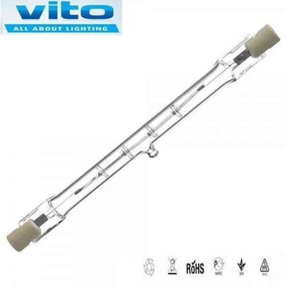Λαμπτήρας Αλογόνου Vito 200w R7s 118mm - Θερμό Λευκό image 0