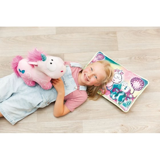 Λούτρινο NICI Μαξιλάρι Unicorn Midnight Floral (43x25 cm) image 3