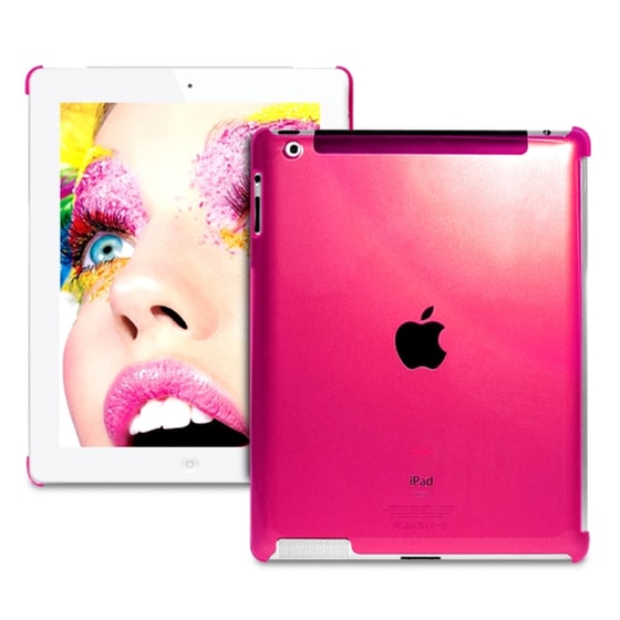 Puro Crystal Fluo Covers - Θήκη iPad 2/3 - Ροζ image 0