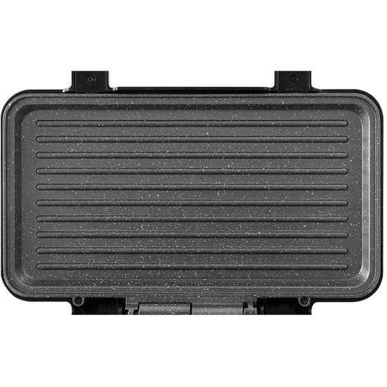 LEXICAL LSM-2520 1000 W Ασημί/Μαύρη Τοστιέρα - Γκριλιέρα image 1