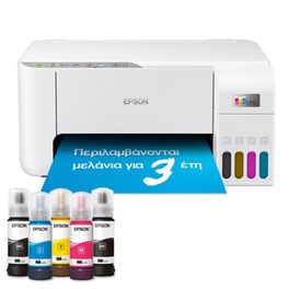 EPSON EcoTank L3276 Εχρωμο Πολυμηχάνημα Inkjet Α4 με δοχεία μελανιού, WiFi