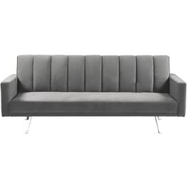 Τριθέσιος Καναπές Κρεβάτι Woodwell Hit Ε9441,1 198x86cm - Ανοιχτό Γκρι