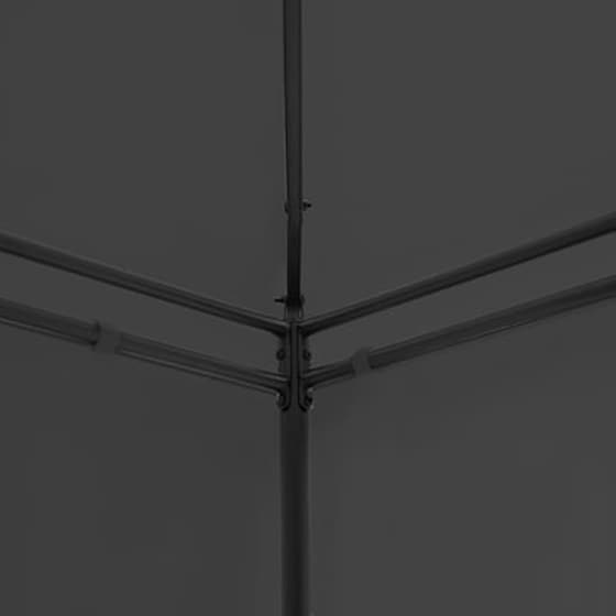 Κιόσκι Vidaxl Ατσάλι 600x298x270cm - Ανθρακί image 2