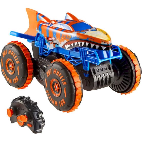 Mattel Hot Wheels Τηλεκατευθυνόμενο Monster Trucks R/C Tiger Shark που Σκαρφαλώνει 1:15 (JFR39) (JFR39) image 1