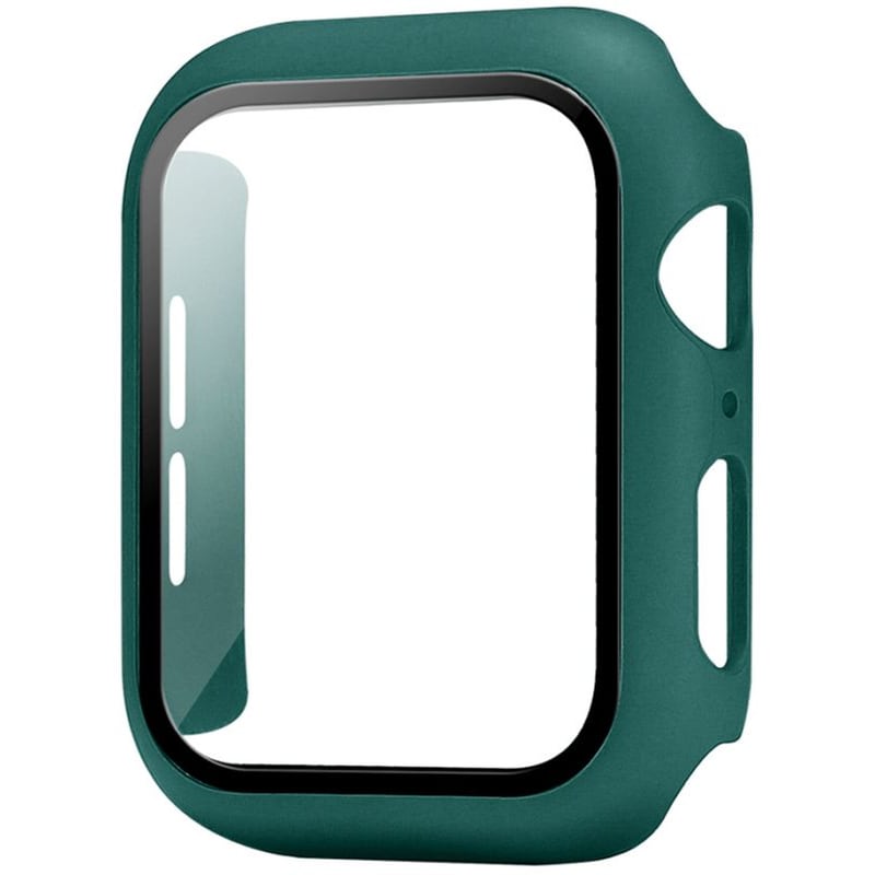 SONIQUE Θήκη Sonique Προστασία PC + Tempered Glass για Apple Watch 41mm - Πράσινο Σκούρο