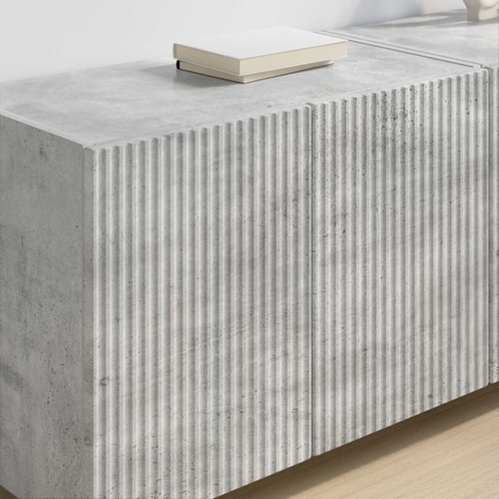Επιτοίχιο Έπιπλο Τηλεόρασης VidaXL 59.5x31x40 cm - Γκρι Σκυροδέματος image 3