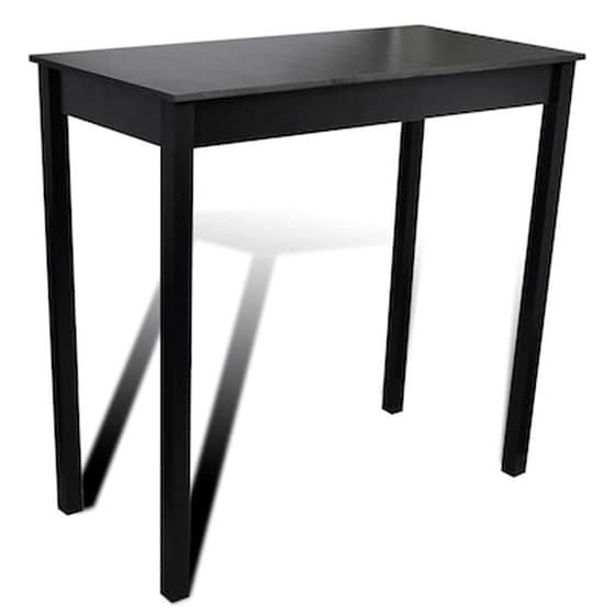 Τραπέζι Μπαρ Vidaxl από Mdf 115x55x107 cm - Μαύρο image 0